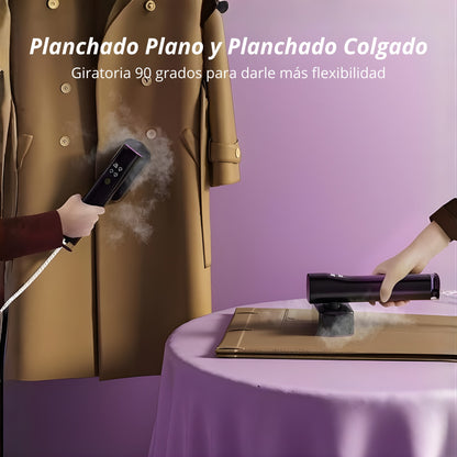 Plancha Vertical Vapor Portátil 2 en 1